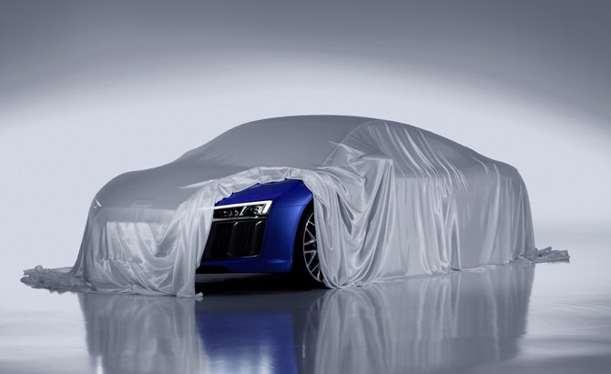 Audi R8 Peeks Out Before Official Debut