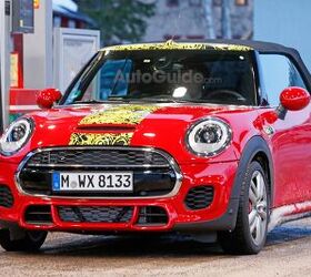 MINI JCW Convertible Spied Testing