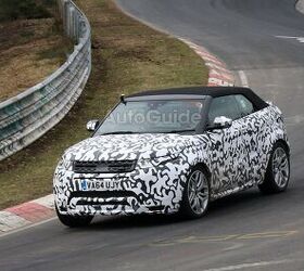 Range Rover Evoque Convertible Spied at the Nrburgring