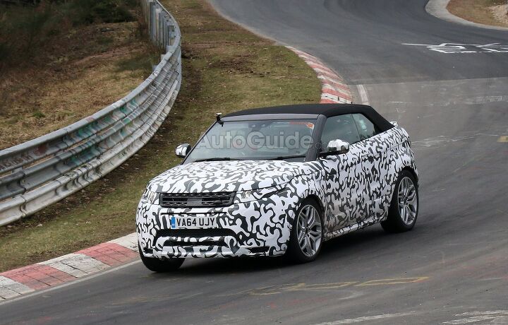 Range Rover Evoque Convertible Spied at the Nrburgring