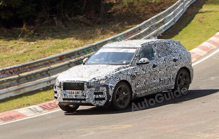 Jaguar F-Pace Spied Testing at the 'Ring
