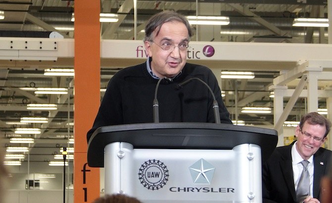 Marchionne Predicts Industry Merger by 2018
