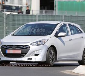 Hyundai Elantra GT Hot Hatch Spied Testing at Nurburgring