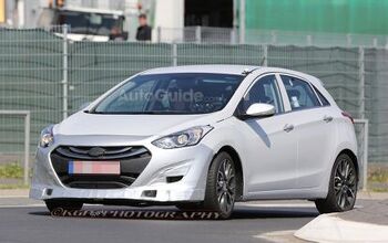 Hyundai Elantra GT Hot Hatch Spied Testing at Nurburgring