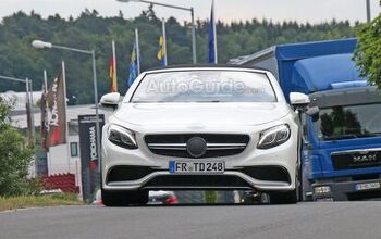Mercedes-Benz S63 AMG Convertible Spied Nearly Camo Free