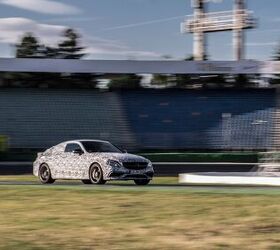 Mercedes-AMG C63 Coupe Teased at the Race Track