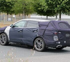 2016 Hyundai Santa Fe Three-Row Facelift Spied Testing | AutoGuide.com