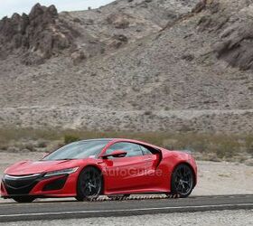 2016 Acura NSX Spied Testing in the Wild in Production Ready Red