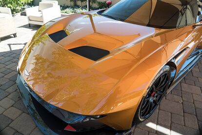 Aston Martin Vulcan Revealed in Volcanic Orange Color | AutoGuide.com