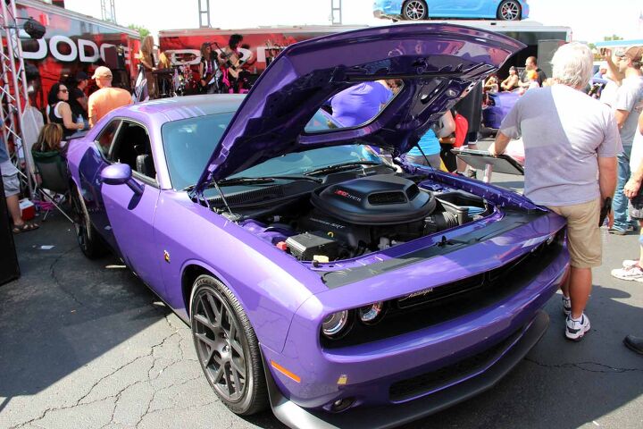 Dodge Muscle Cars Go Plum Crazy at the Woodward Dream Cruise