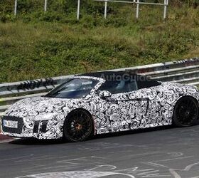 2017 Audi R8 Spyder Spied Testing
