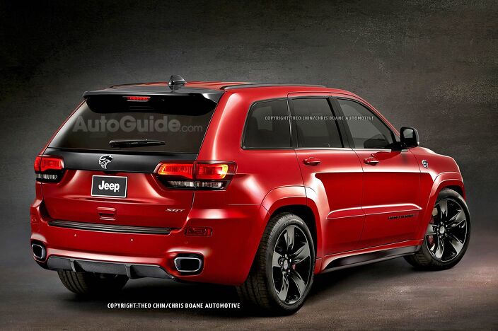 Red. Track Hawk Jeep Grand Cherokee Track Hawk Previewed in Renders | AutoGuide.com