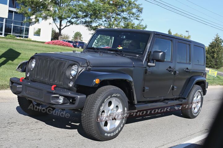 2018 Jeep Wrangler Mules Spied Testing
