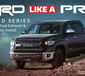 trd like a pro build series part 3 dual exhaust and skid plate
