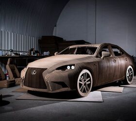 Lexus Makes Life-Sized, Drivable Car Entirely Out of Cardboard