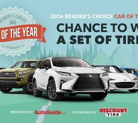 Vote in the 2016 AutoGuide.com Reader's Choice Car of the Year Awards