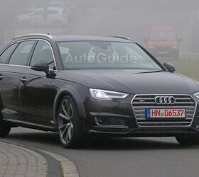 Audi RS4 Avant Mule Spied Testing Near the 'Ring