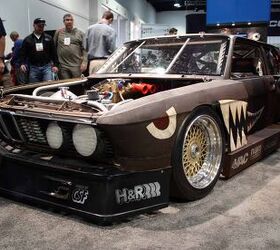 The Craziest Car of the SEMA Show is a Rusty Old BMW