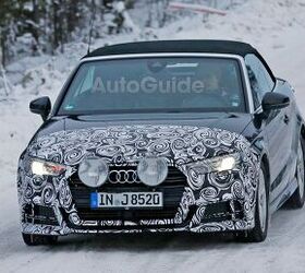 Audi A3 Convertible Facelift Spied Testing