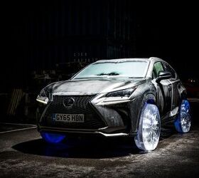 Lexus NX Gets Wheels and Tires Crafted Entirely in Ice for Winter
