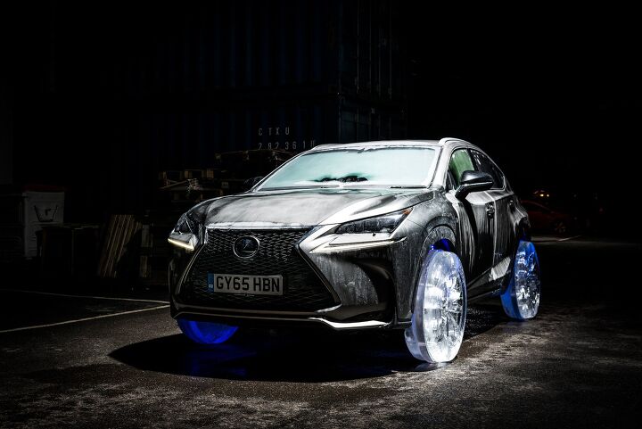 Lexus NX Gets Wheels and Tires Crafted Entirely in Ice for Winter