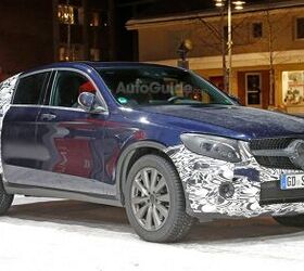 Mercedes-Benz GLC Coupe Spied Up Close