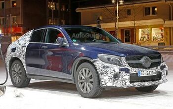 Mercedes-Benz GLC Coupe Spied Up Close