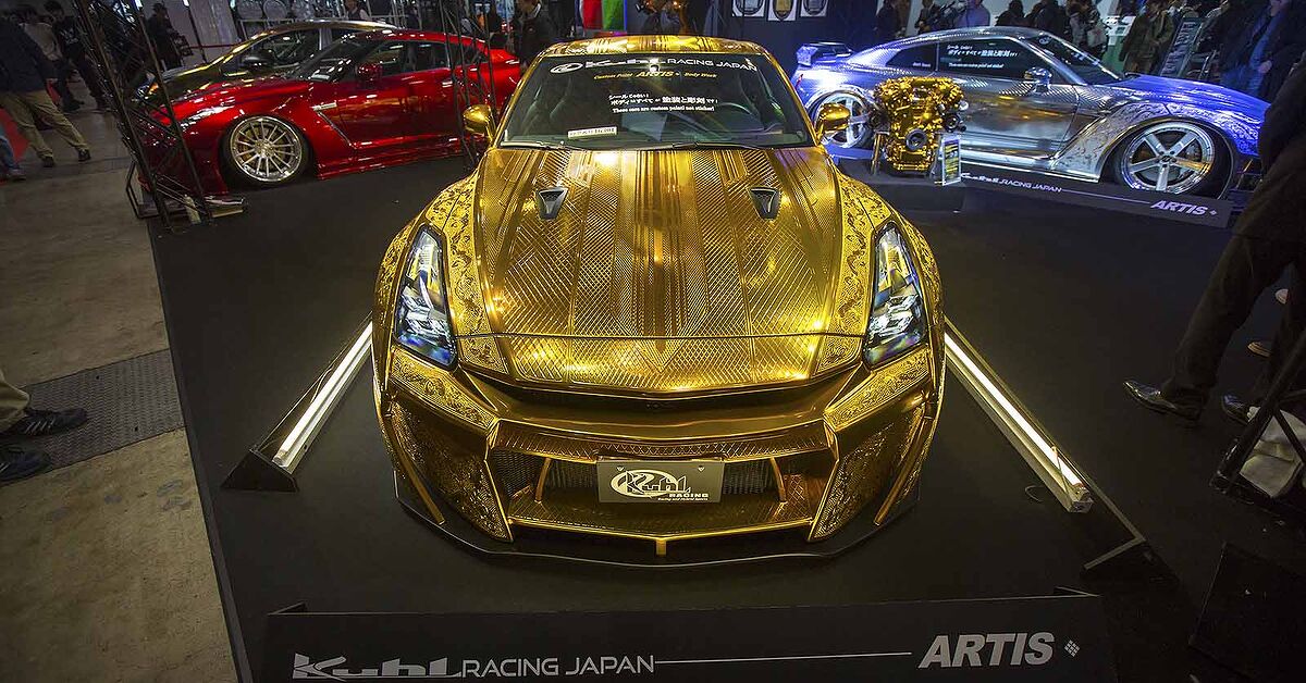 This Embossed Gold Nissan GT-R is All Sorts of Crazy | AutoGuide.com