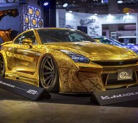 This Embossed Gold Nissan GT-R is All Sorts of Crazy | AutoGuide.com