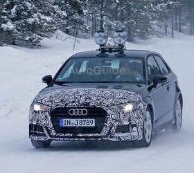 Audi A3 Hatchback Facelift Spied Enjoying the Snow