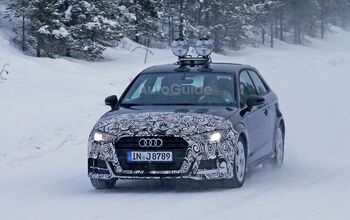 Audi A3 Hatchback Facelift Spied Enjoying the Snow