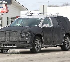 2018 Cadillac XT7 or 2017 Chevy Traverse Spied Testing for the First Time