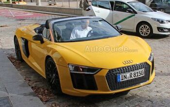 Here's the 2017 Audi R8 Spyder Completely Undisguised