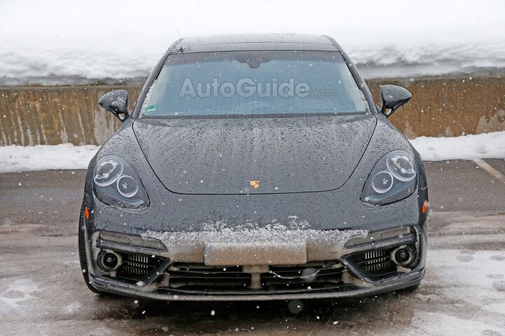 2017 Porsche Panamera Spied Nearly Camouflage Free