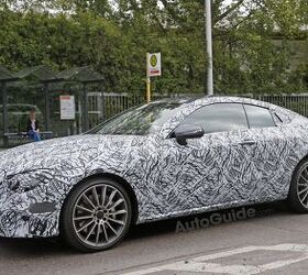 Mercedes E-Class Coupe Spied With Sparse Camo