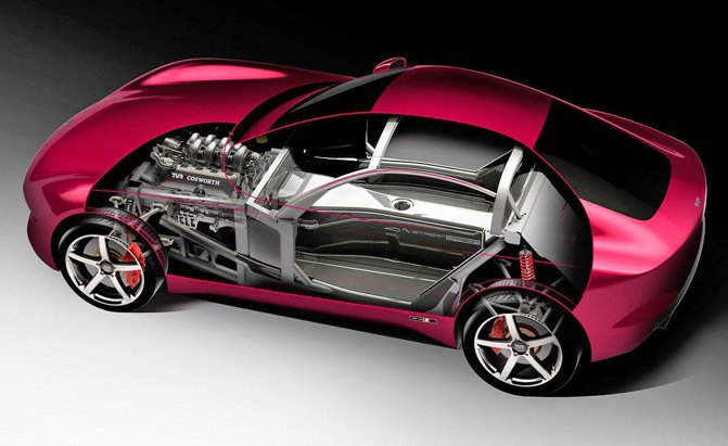 TVR Shows Off Its IStream Carbon Fiber Chassis