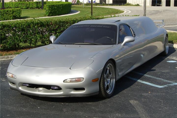 Someone Paid $22,000 for This Atrocious Mazda RX-7 Limo