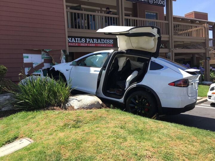 Owner Claims Tesla Model X 'Unexpectedly Accelerated' Into a Building