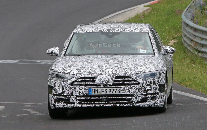 Spied: 2018 Audi A8 Tests at the Nurburgring
