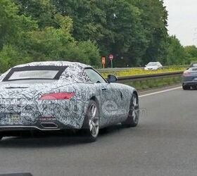 Mercedes-AMG GT Convertible Spied on the Autobahn
