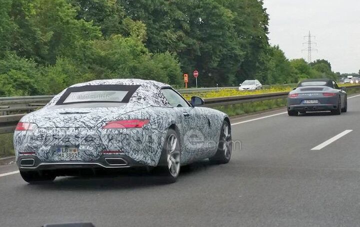 Mercedes-AMG GT Convertible Spied on the Autobahn