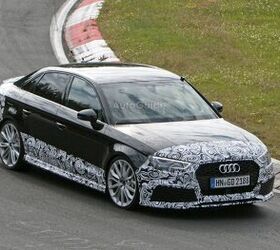 US-Bound Audi RS3 Sedan Spotted on the Nurburgring