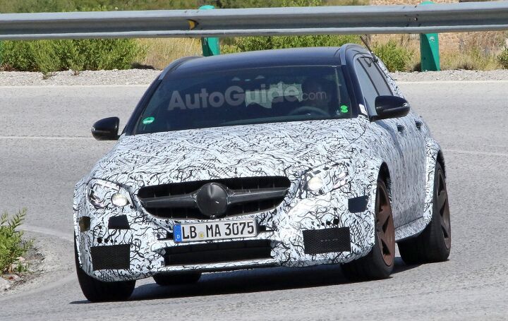 Mercedes-AMG E63 Black Series Wagon Spied Looking Mean