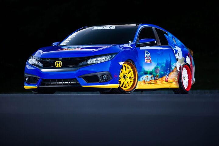 Honda Creates 'Sonic Civic' to Celebrate Hedgehog's 25th Birthday