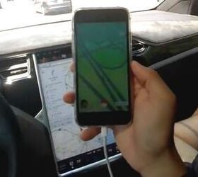 Tesla Model X Driver Shows How Autopilot Lets Him Play Pokemon Go While He Drives