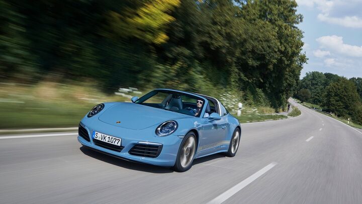 Limited Edition Porsche 911 Targa 4S Gets Retro Blue Paint Job