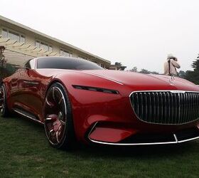 Mercedes-Maybach Reveals Outrageous Electric Ultra-Luxury Coupe With Gullwings