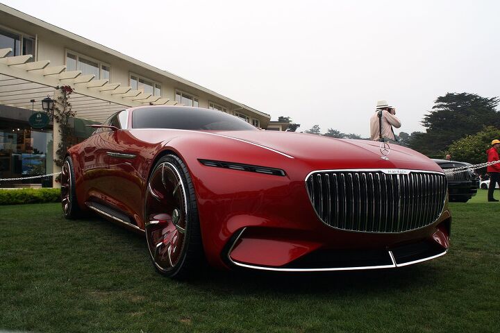 Mercedes-Maybach Reveals Outrageous Electric Ultra-Luxury Coupe With Gullwings