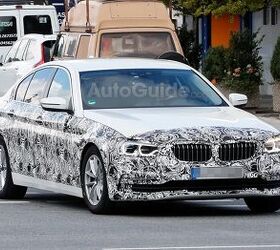 2017 BMW 5 Series Sheds Some Camouflage as It Gets Ready for Debut