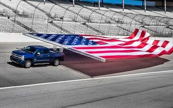 Chevrolet Silverado HD Sets World Record for Largest Flag Pulled by a Moving Vehicle